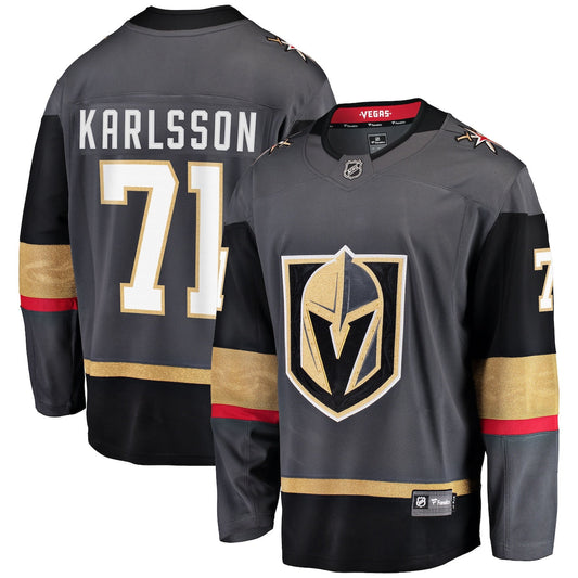 Men's William Karlsson Fanatics Golden Knights Breakaway Jersey - Grey