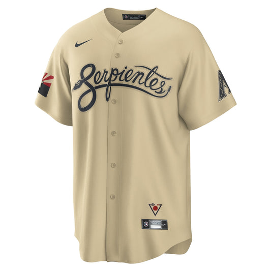 Men's  Nike Diamondbacks City Connect Replica Jersey - Gold