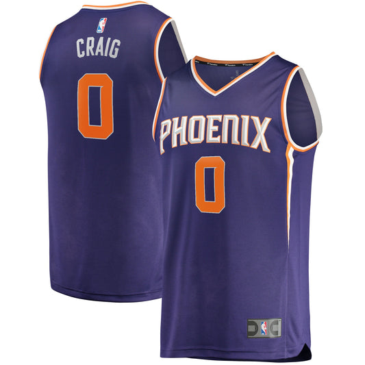 Torrey Craig Phoenix Suns Fanatics Branded 2021/22 Fast Break Replica Jersey - Icon Edition - Purple