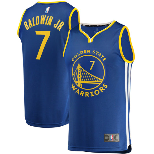 Patrick Baldwin Jr. Golden State Warriors Fanatics Branded 2021/22 Fast Break Replica Jersey - Icon Edition - Royal