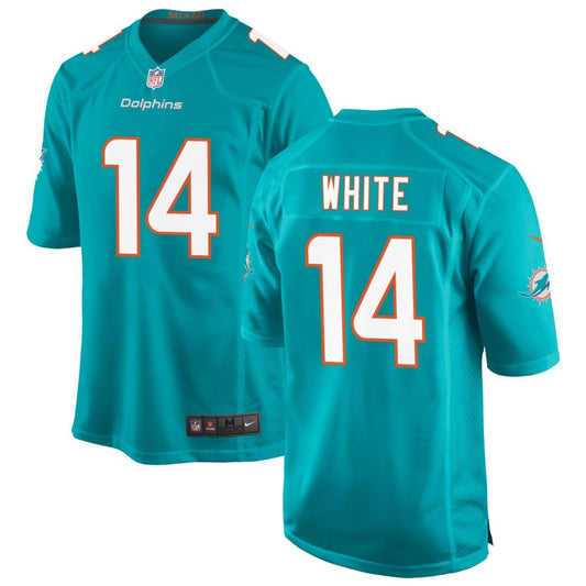 Mike White Miami Dolphins Nike Game Jersey - Aqua