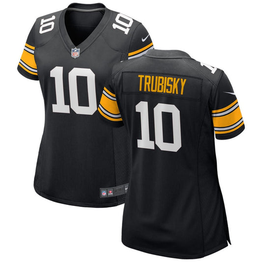 Mitch Trubisky Pittsburgh Steelers Nike Women's Alternate Game Jersey - Black