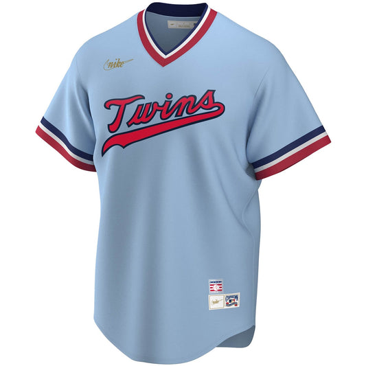 Men's Rod Carew Nike Twins Road Cooperstown Jersey - Blue