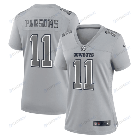 Micah Parsons 11 Dallas Cowboys Women's Atmosphere Fashion Game Jersey - Gray