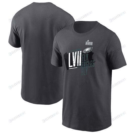 Philadelphia Eagles Super Bowl LVII Local Phrase T-Shirt - Anthracite