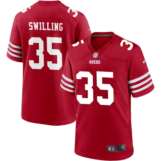 Tre Swilling San Francisco 49ers Nike Jersey - Scarlet