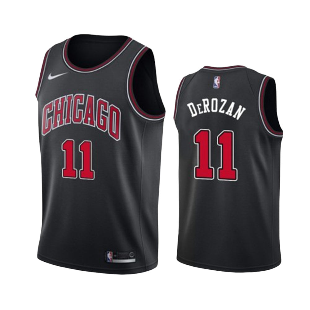 Men's Chicago Bulls DeMar DeRozan Statement Edition Jersey - Black