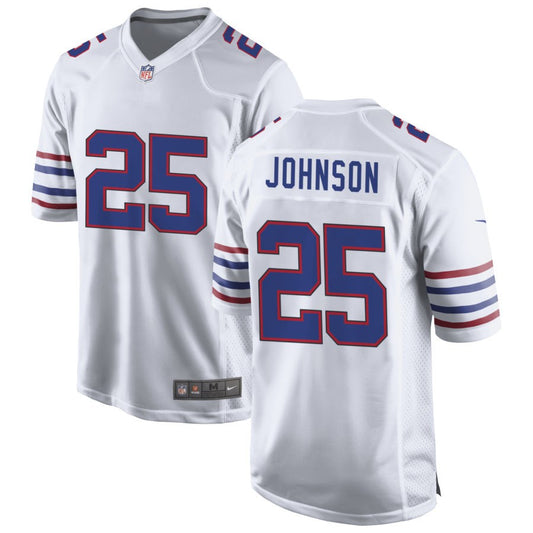 Ty Johnson Buffalo Bills Nike Alternate Game Jersey - White