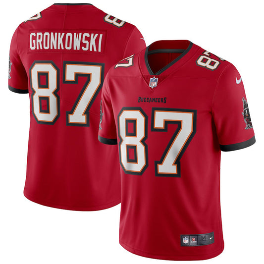 Men's Tampa Bay Buccaneers Rob Gronkowski Game Vapor Jersey Red