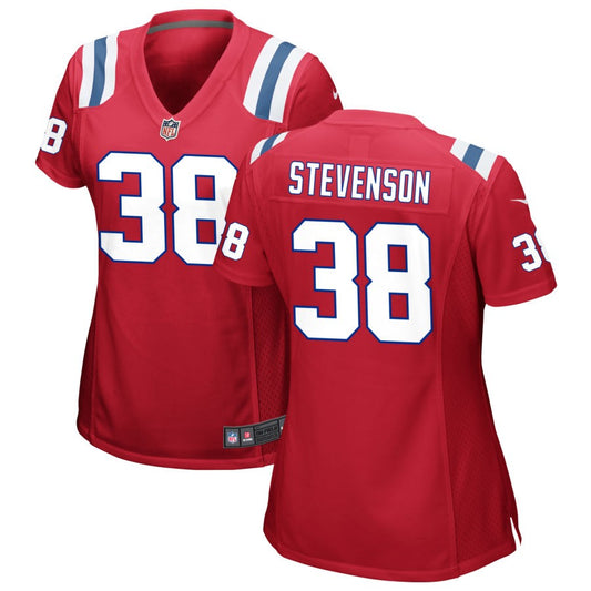 Rhamondre Stevenson New England Patriots Nike Women's Alternate Jersey - Red