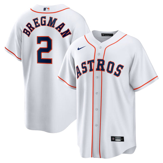 Men's Alex Bregman Nike Astros Replica Player Jersey - White