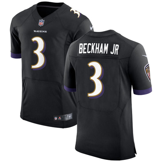 Odell Beckham Jr Baltimore Ravens Nike Speed Machine Elite Jersey - Black