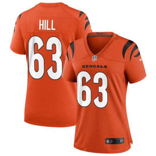 Trey Hill Cincinnati Bengals Nike Women's Alternate Game Jersey - Orange