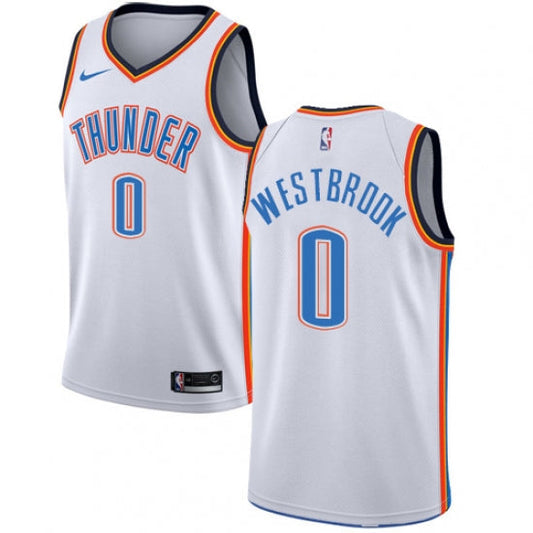 Men's Oklahoma City Thunder Russell Westbrook Jersey Association White