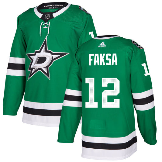 Radek Faksa Dallas Stars adidas Authentic Jersey - Kelly Green