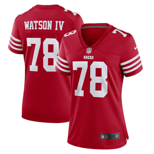 Leroy Watson San Francisco 49ers Nike Women's Team Game Jersey - Scarlet