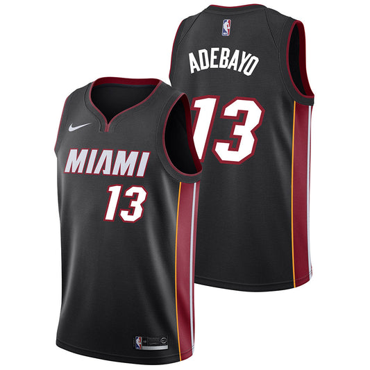 Men's Miami Heat Bam Adebayo Icon Edition Jersey - Black