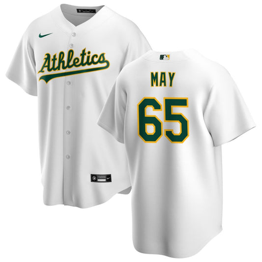 Trevor May Oakland Athletics Nike Youth Home Replica Jersey - White