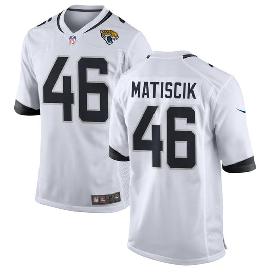 Ross Matiscik Jacksonville Jaguars Nike Youth Game Jersey - White