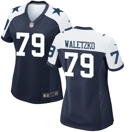 Matt Waletzko Dallas Cowboys Nike Women's Alternate Game Jersey - Navy