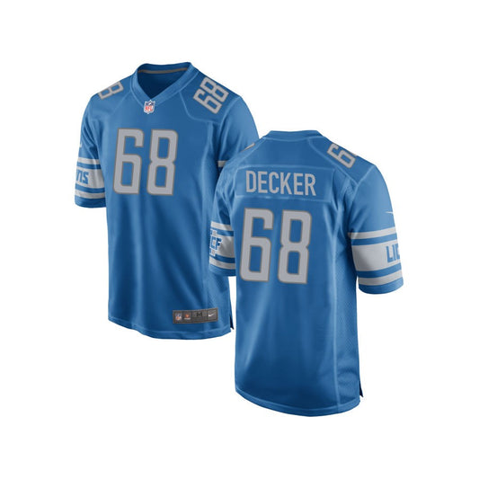 Taylor Decker Detroit Lions Nike Youth Team Color Game Jersey - Blue