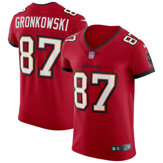 Rob Gronkowski Tampa Bay Buccaneers Nike Vapor Elite Jersey - Red