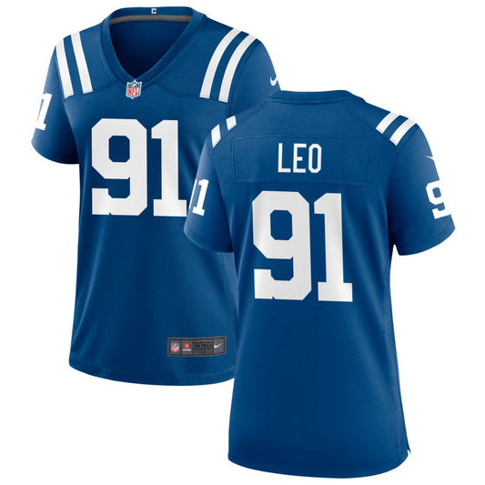 Titus Leo Nike Indianapolis Colts Women's Game Jersey - Royal