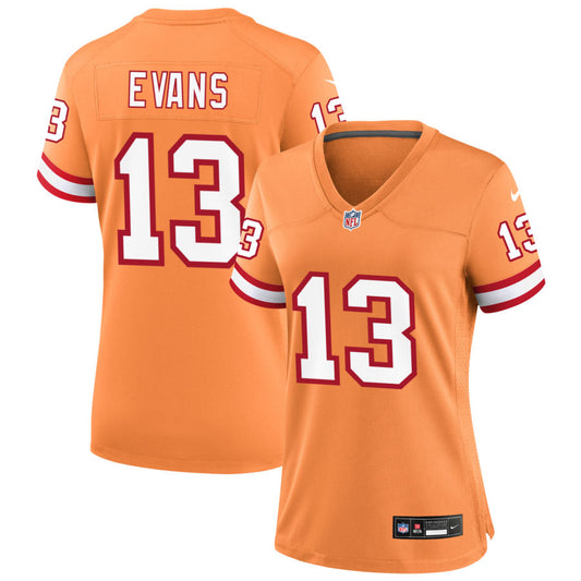 Mike Evans Tampa Bay Buccaneers Nike Women's Throwback Game Jersey - Orange