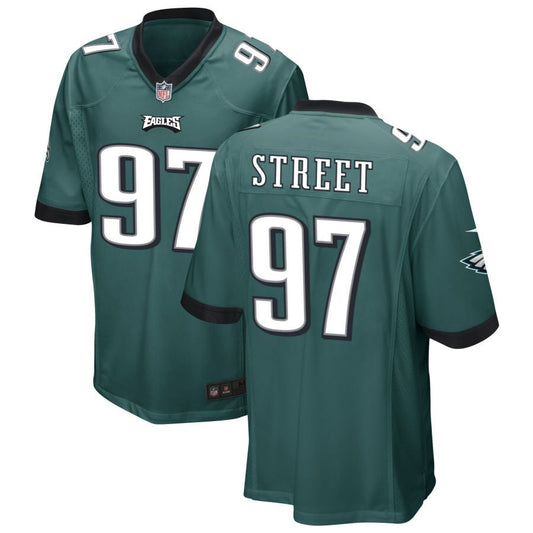 Kentavius Street Philadelphia Eagles Nike Game Jersey - Midnight Green