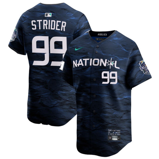 Spencer Strider  National League Nike 2023 MLB All-Star Game Pick-A-Player Limited Jersey - Royal