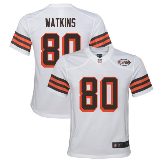 Austin Watkins Cleveland Browns Nike Youth Alternate Jersey - White