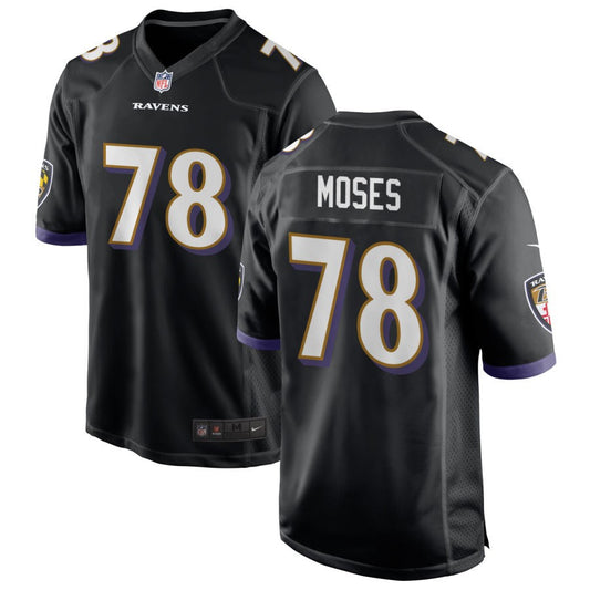 Morgan Moses Baltimore Ravens Nike Youth Game Jersey - Black