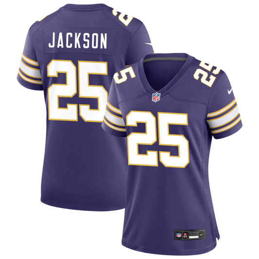 Theo Jackson Minnesota Vikings Nike Women's Classic Game Jersey - Purple