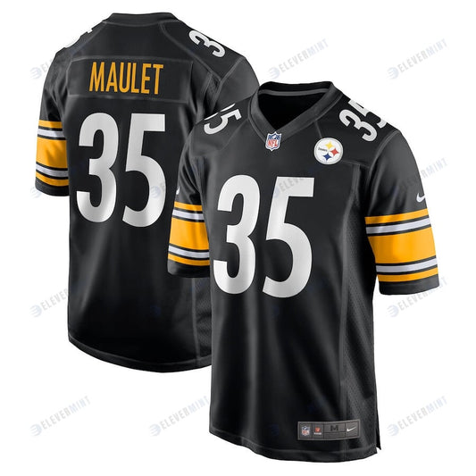 Arthur Maulet 35 Pittsburgh Steelers Men's Game Jersey - Black