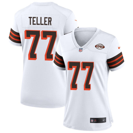 Wyatt Teller Cleveland Browns Nike Women's 1946 Collection Alternate Jersey - White