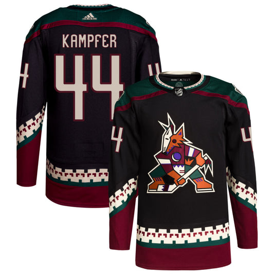 Steven Kampfer Arizona Coyotes adidas Home Primegreen Authentic Pro Jersey - Black