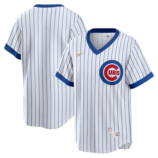 Men's  Nike Cubs Road Cooperstown Team Jersey - White