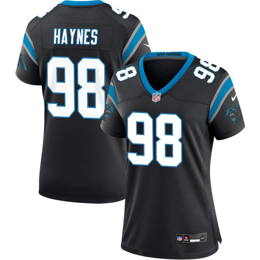 Marquis Haynes Carolina Panthers Nike Women's Game Jersey - Black