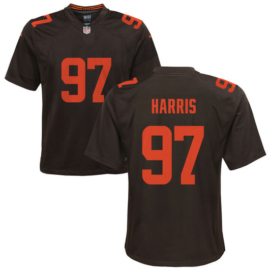 Shelby Harris Cleveland Browns Nike Youth Alternate Game Jersey - Brown