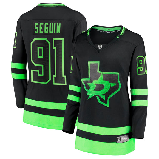 Tyler Seguin Dallas Stars Fanatics Branded Women's 2020/21 Alternate Premier Breakaway Player Jersey - Black