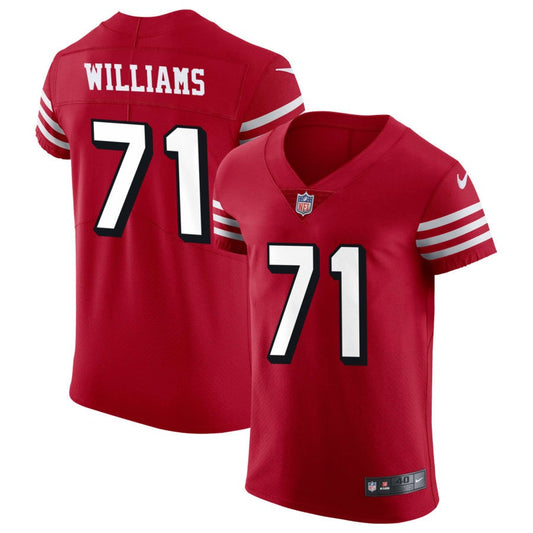 Trent Williams San Francisco 49ers Nike Alternate Vapor Elite Jersey - Scarlet