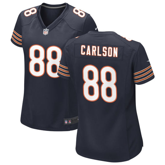 Stephen Carlson Chicago Bears Nike Women's Game Jersey - Navy