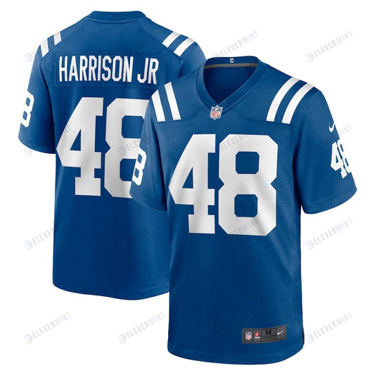 Ronnie Harrison Jr. 48 Indianapolis Colts Men Team Game Jersey - Royal