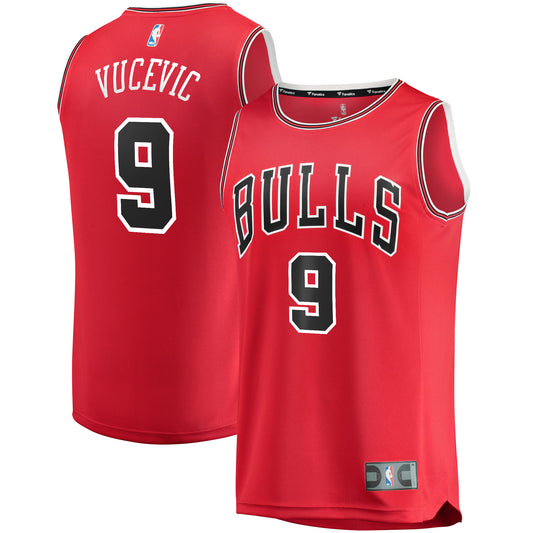 Nikola Vucevic Chicago Bulls Fanatics Branded Youth 2020/21 Fast Break Replica Jersey - Icon Edition - Red