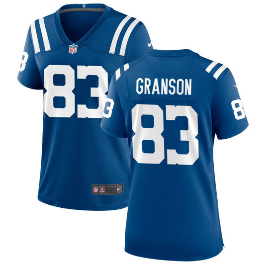 Kylen Granson Nike Indianapolis Colts Women's Game Jersey - Royal