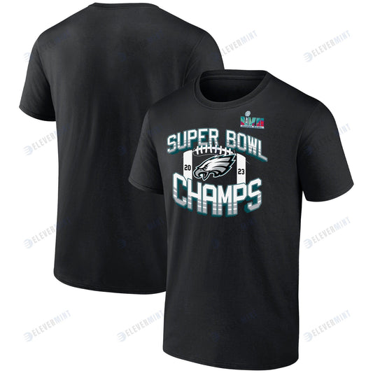 Philadelphia Eagles Super Bowl Champions Icon Bold T-shirt - Black