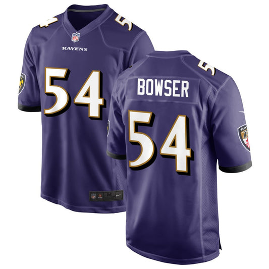 Tyus Bowser Baltimore Ravens Nike Game Jersey - Purple