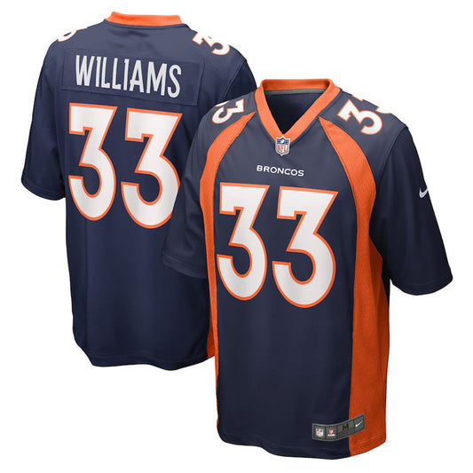 Youth Denver Broncos Javonte Williams Game Jersey - Navy