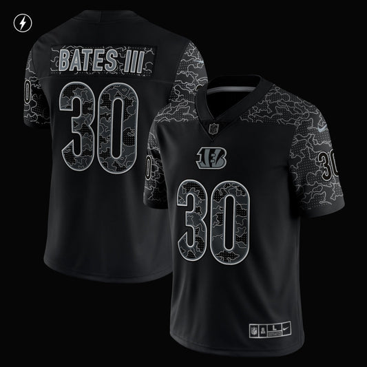 Men's Jessie Bates III Nike Bengals RFLCTV Limited Jersey - Black