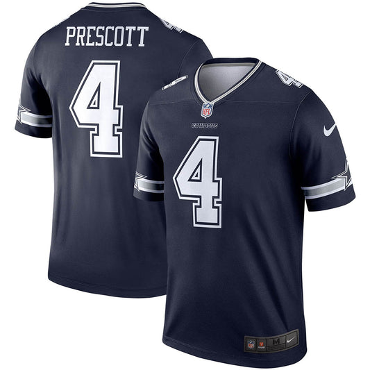 Men's Dallas Cowboys Dak Prescott Legend Player Jersey Navy